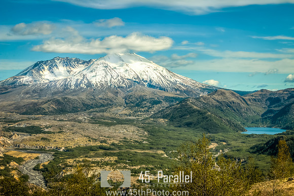 Mt. St. Helens and Elk Lake