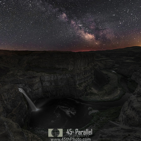 Palouse Falls Under the Milky Way