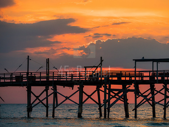 Piering into the Sunset