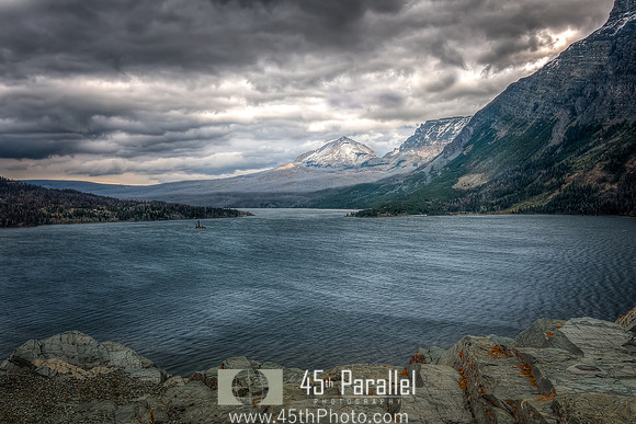 Stormy Day at St. Mary Lake