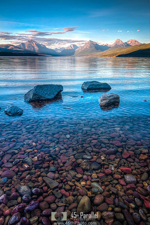 Lake McDonald's Colorful Pebbles