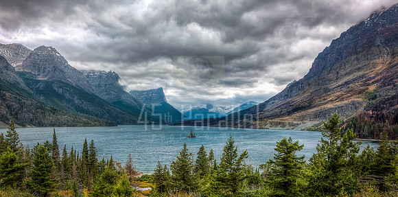 Wild Goose Island and Saint Mary Lake