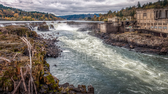 Willamette Falls from the old Blue Heron Paper Mill site