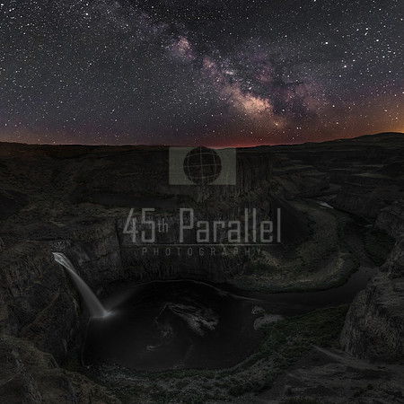 Palouse Falls Under the Milky Way