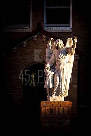 Guardian Angel at the Abbey in Mt. Angel, Oregon