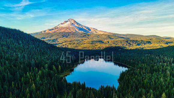 A beautiful couple: Mount Hood and Trillium Lake.
