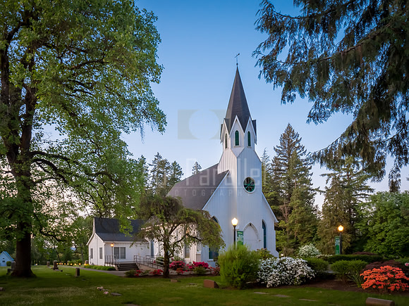 The Old Scotch Church is a beautiful reminder of the faith and hardiness and love of beauty that characterized Oregon's pioneers.