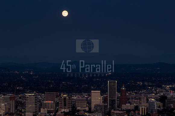 Moon Over Portland