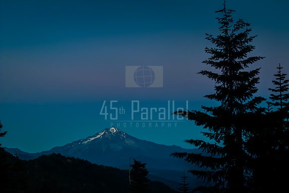 Oregon's Mt. Jefferson During Blue Hour