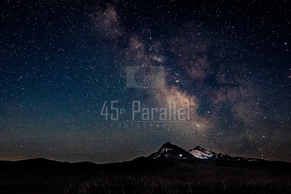 The Milky Way from the Dee Wright Observatory in the McKenzie Pass