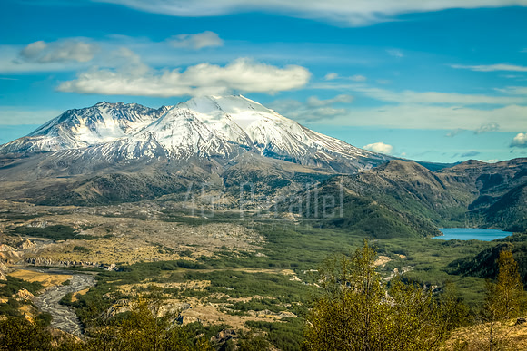 Mt. St. Helens and Elk Lake