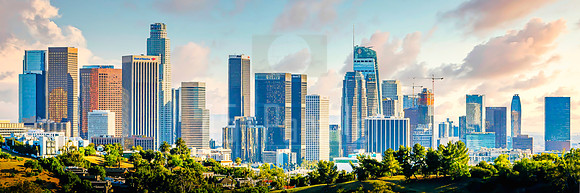 The Los Angeles Skyline from the North