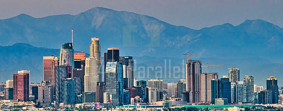 The Los Angeles Skyline from the Southwest