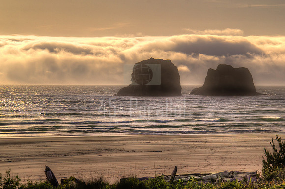 Twin Rocks Sunset